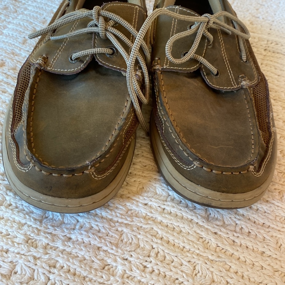 Margaritaville Mens Leather Loafers Size 12 - Picture 12 of 12